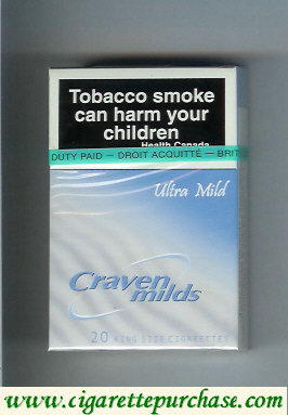 Craven Milds Ultra Mild cigarettes